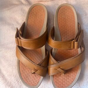 Brown Leather Women's Sandals